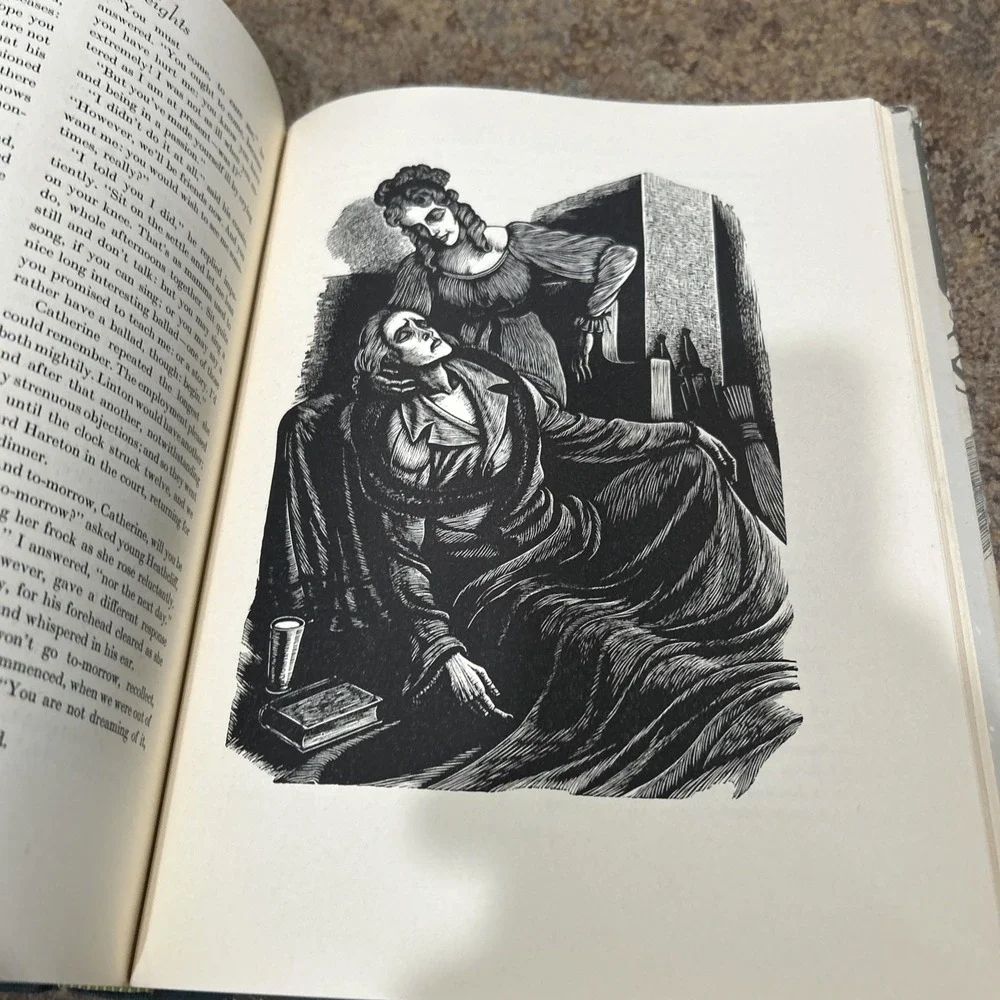 Wuthering Heights Emily Bronte Engraved Illustrations by Fritz Eichenberg 1943